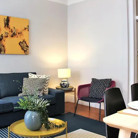 Sm1-happy At Hip Pr.real & Bair.alto + Private Patio! Lisbon